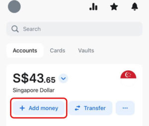 add money